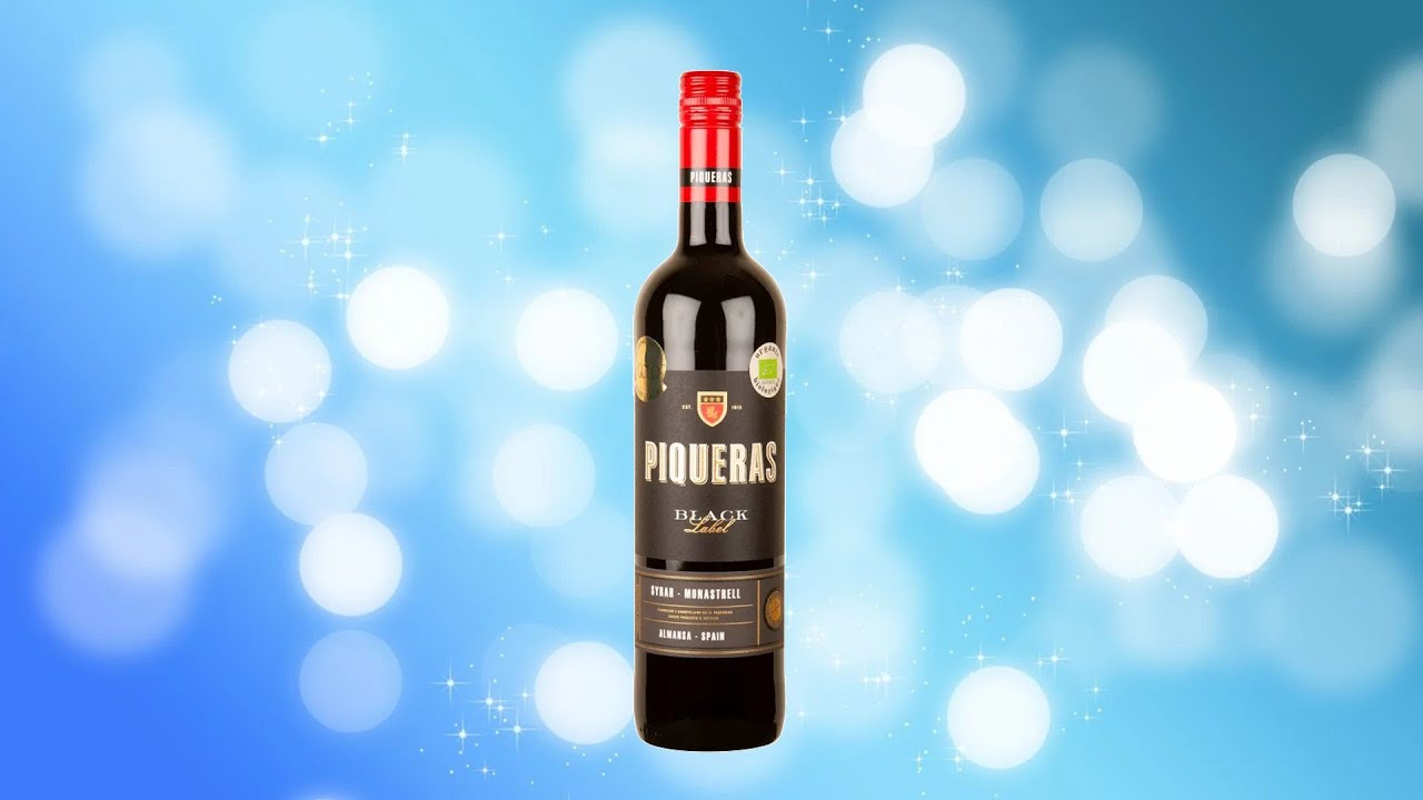 Review of Piqueras black label Syrah - Monastrell red wine from Spain