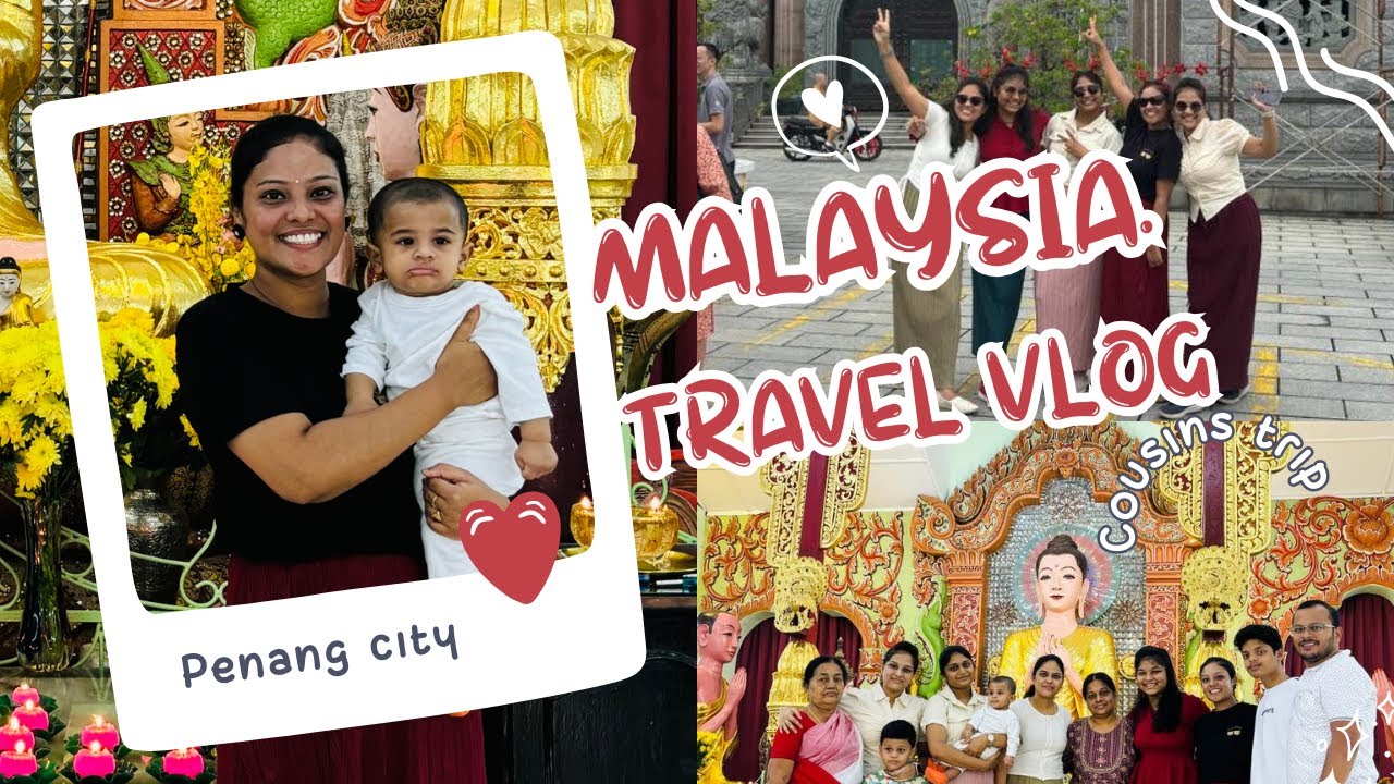 Things to do in Penang|Malaysia|Travel vlog|Bhudha Temples|Beach#shopping