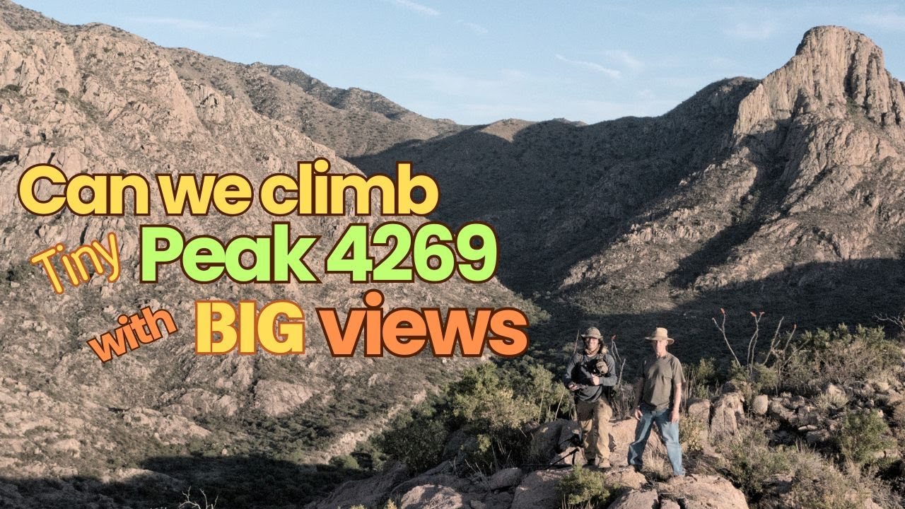 Conquering Arizona's Mysterious Peak 4259 reveals BIG views // Sanata Rita Mountains Arizona