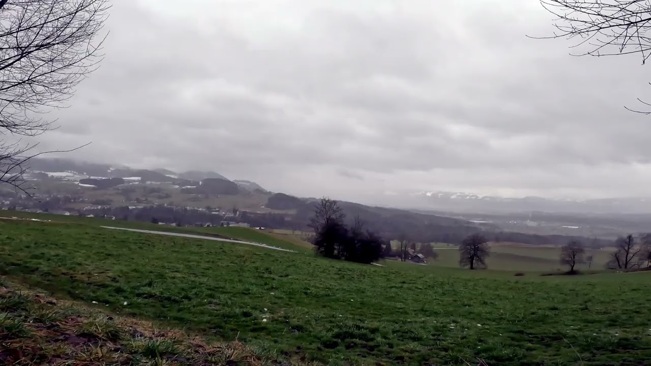 Rosindli Bäretswil, Switzerland | Rainy afternoon in the Zurich highlands | POV View | Silent
