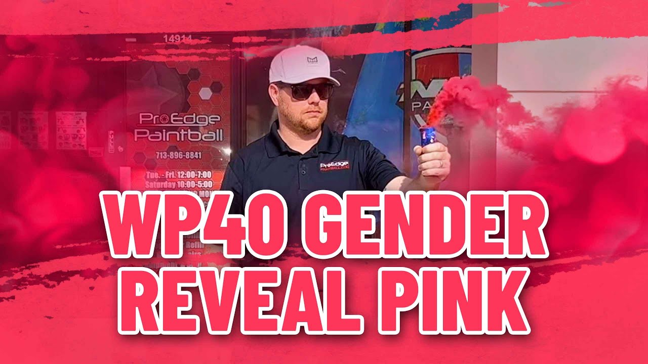 Gender Reveal Smoke Bomb Pink WP40 Enola Gaye