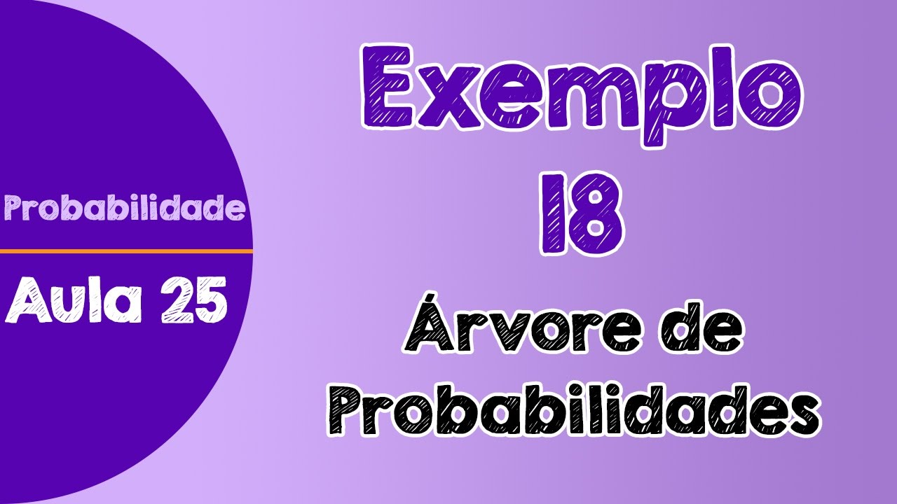 #25 - Exemplo 18 - Árvore de Probabilidades