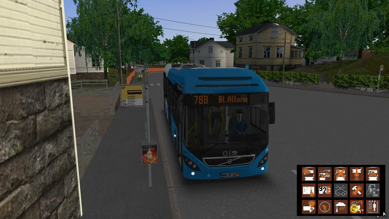 OMSI 2 ajettiin  Hsl ja Föli bussilla Kartta Helsinki 1978