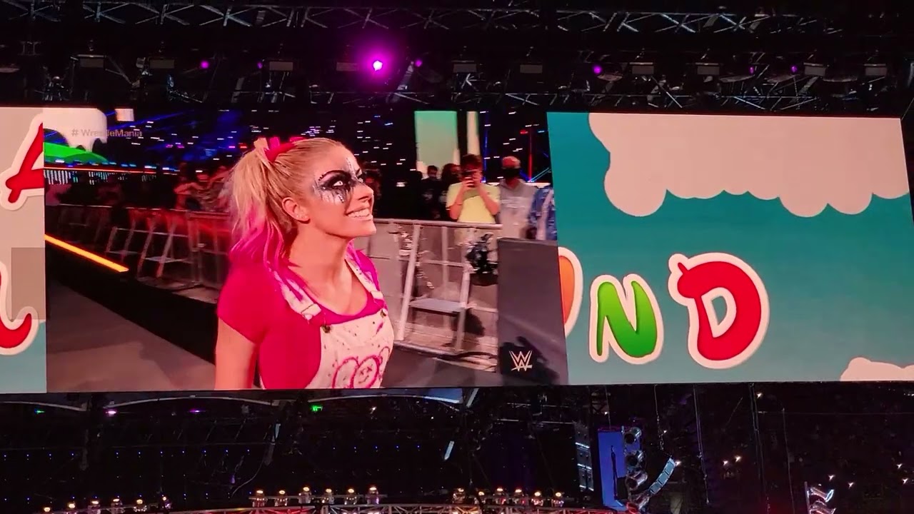 "THE FIEND" Bray Wyatt's Entrance - WrestleMania 37, Night Two, April 11, 2021 