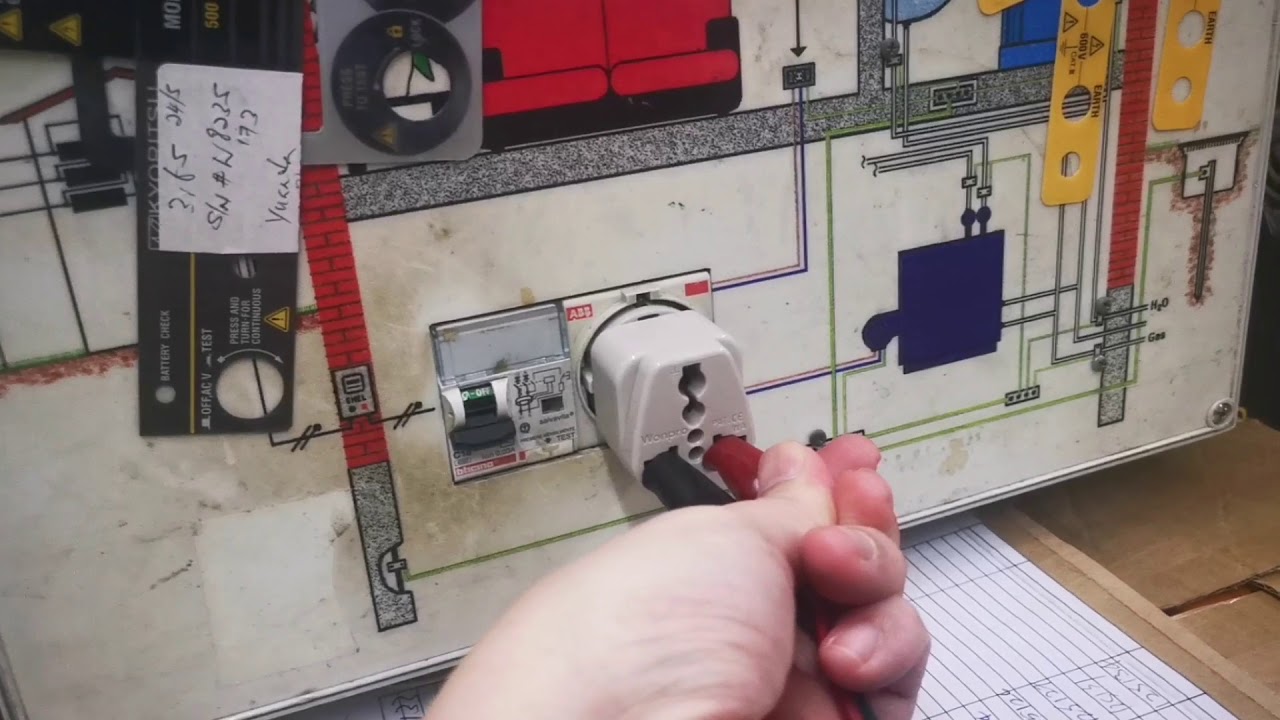 3165 Analogue Insulation Tester testing