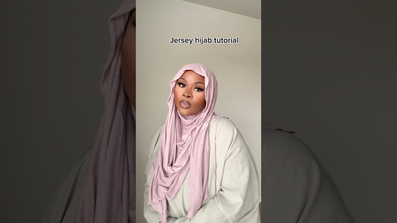 Jersey hijab tutorial 🌸☁️🌷 #hijab #hijabtutorial #hijabi #hijabstyle