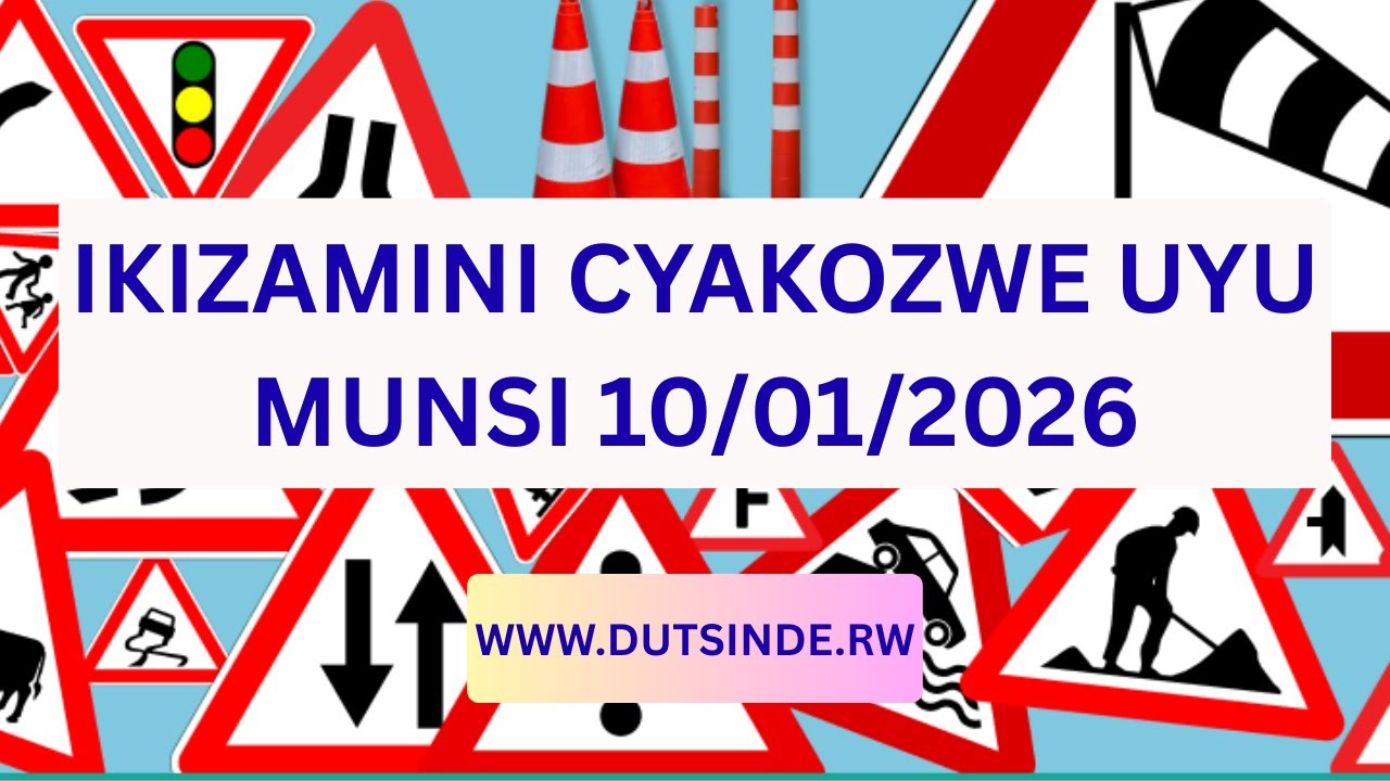 10/01/2026 AMATEGEKO Y’UMUHANDA IBIBAZO N’IBISUBIZO BY’IKIZAMI CYAKOZWE UYU MUNSI 🚔PROVISOIRE🚔