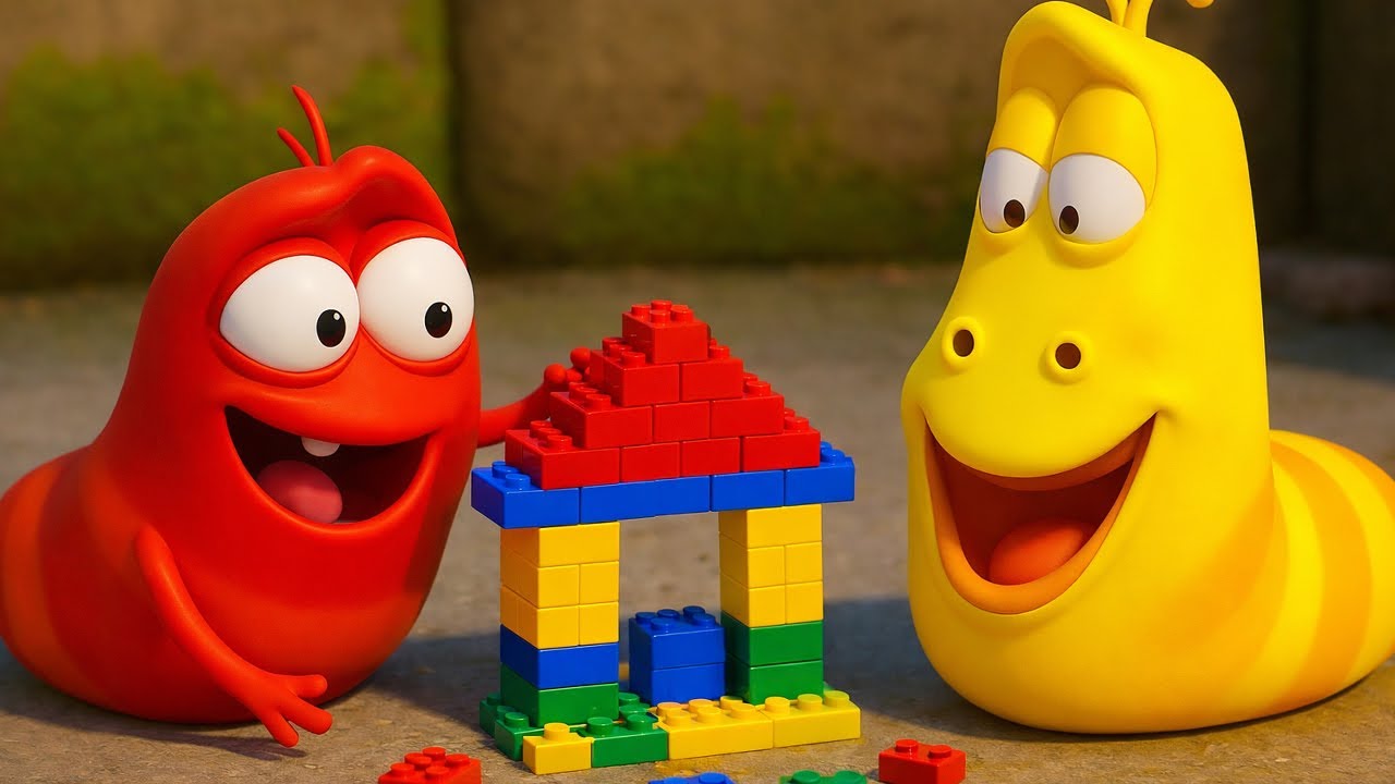 LARVA NEW MOVIES 2026 : LEGO model | FUNNY VIDEO | Mini Series from Animation LARVA
