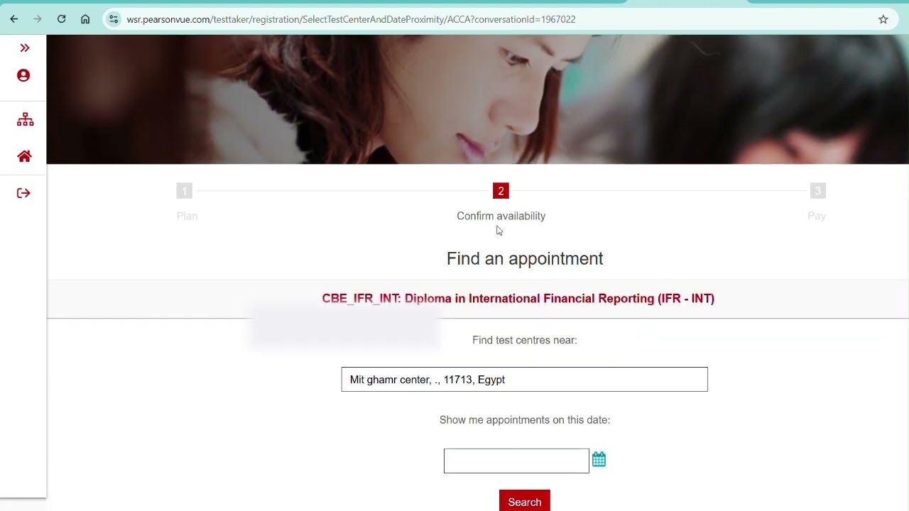 Exam reservation for IFRS Diploma /ACCA: حجز امتحان دبلومه ال IFRS