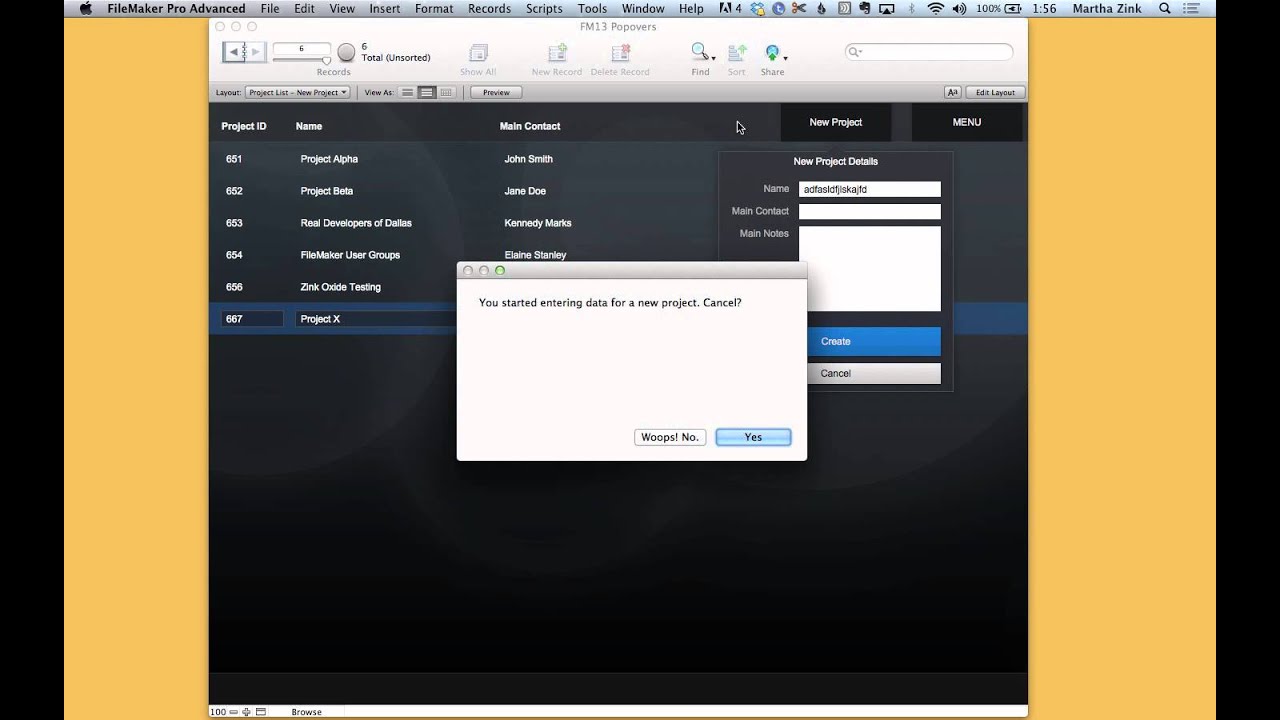 FileMaker Tip: Using Popovers For Data Entry