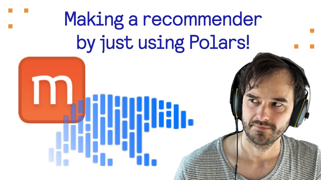 Making a recommender by just using Polars!