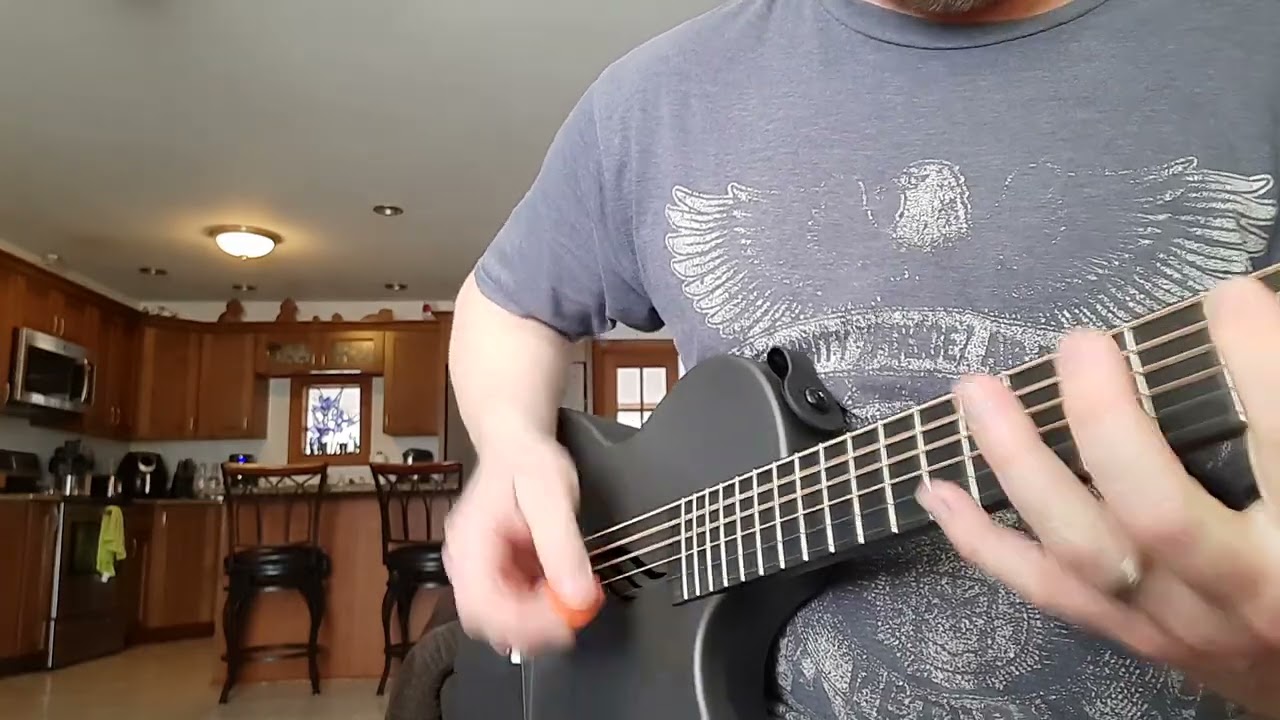 Sound Check- Enya Nova Go 1/2 size Travel CARBON FIBER Guitar (About $200 on Amazon w/ Case)