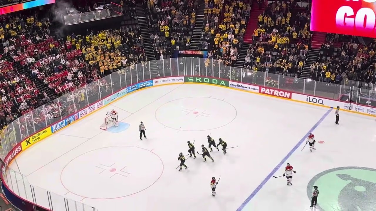 Mika Zibanejad Goal (Sweden vs Austria) - #IIHF 2025 Round Robin - 10/05/2025 (4-2) #MensWorlds