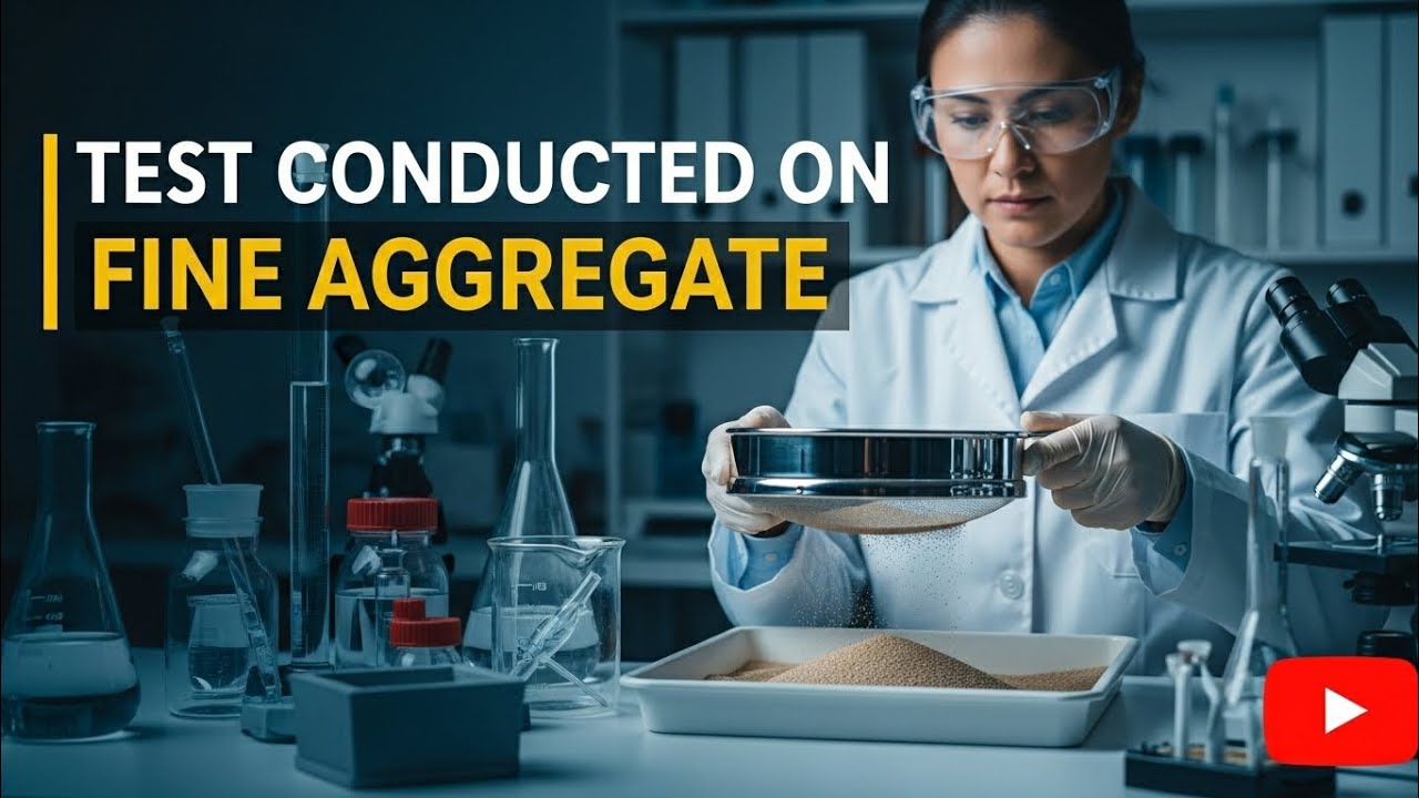 Test Conducted on Fine Aggregate.