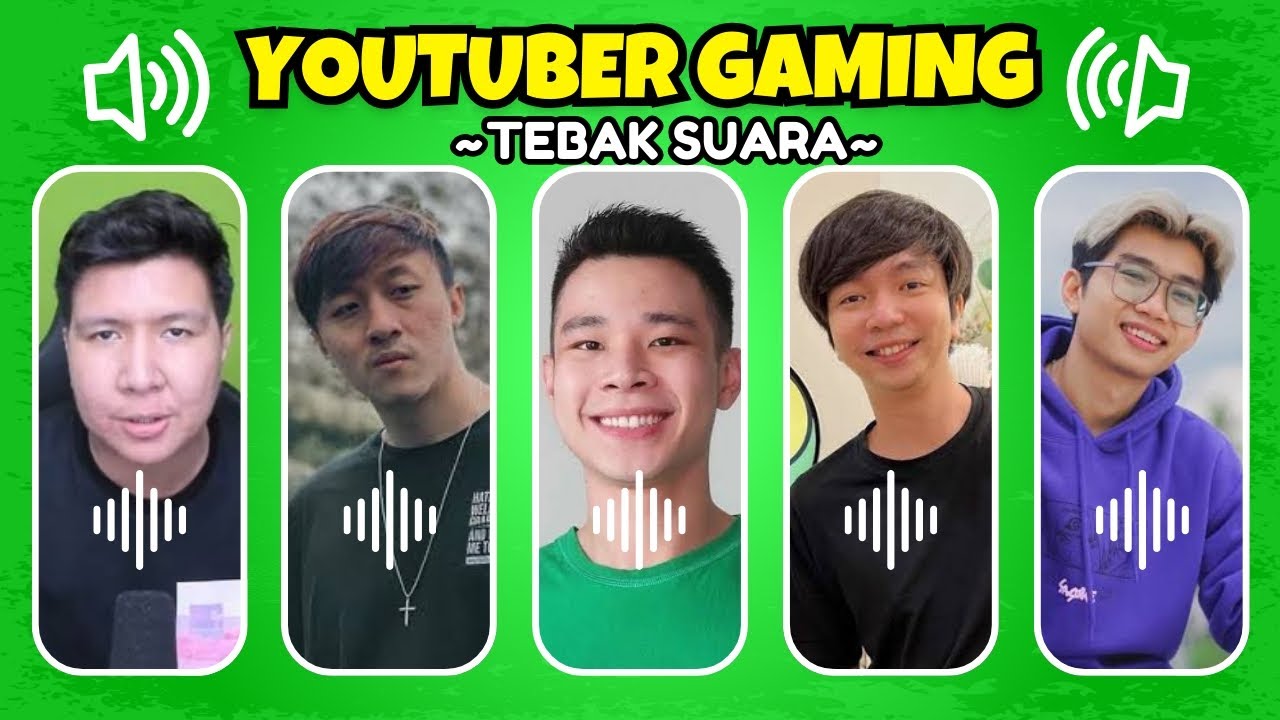 Teka Teki Tebak Youtuber Gaming Dari Suaranya | Windah Basudara, Miawaug, Frost Diamond..