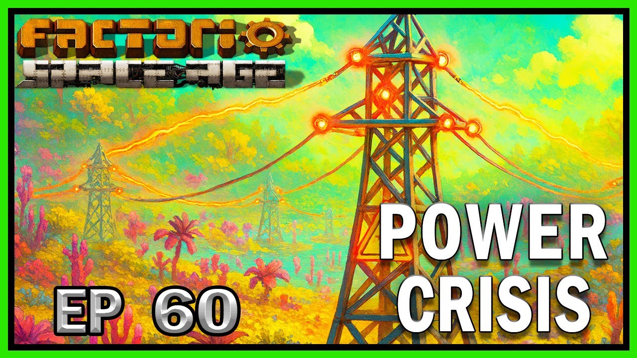 Проблемы с электропитанием на Глебе | FACTORIO SPACEAGE - Эпизод 60 #factorio #spaceage #factorio...