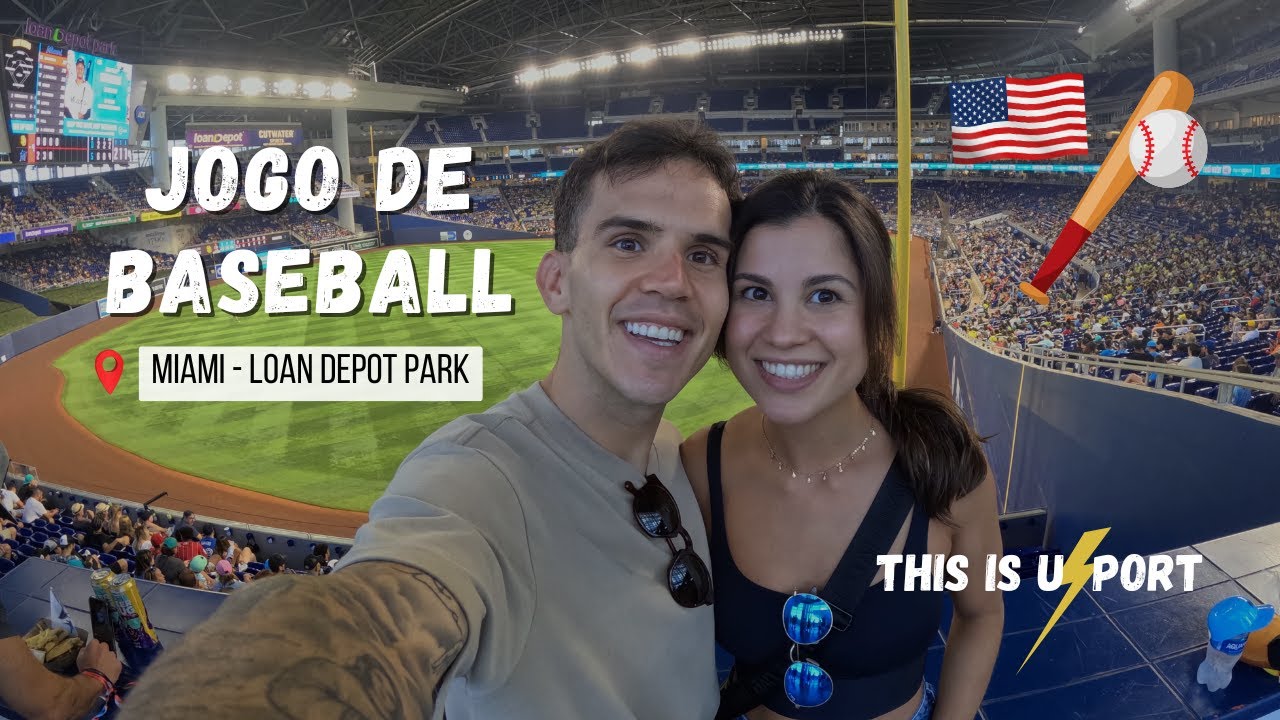 JOGO DE BASEBALL NOS EUA l Assistimos ao Miami Marlins