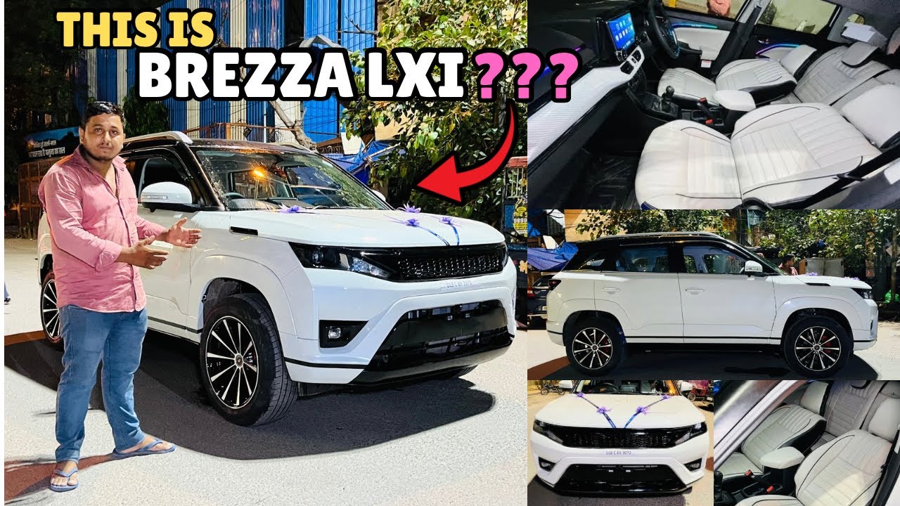 Brezza 2025 Modified with Genuine Items ✅ Brezza Lxi Cng Modifications ✅ Brezza Base To Top Modified