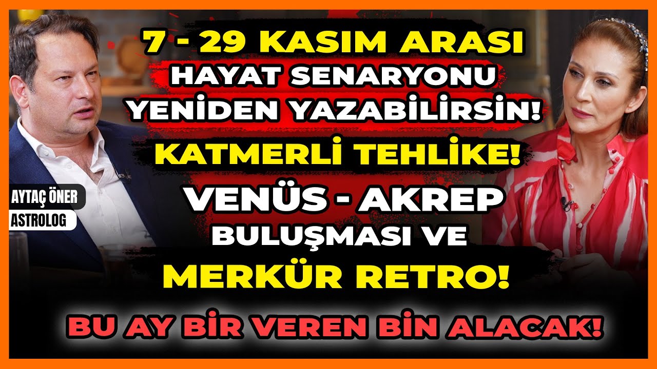 Venüs - Akrep Buluşması ve Merkür Retro! Bu Ay Bir Veren BİN ALACAK!