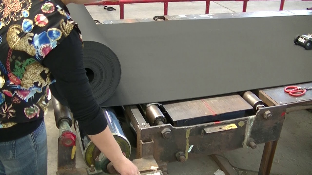 rubber sheet and rubber matting quality control department