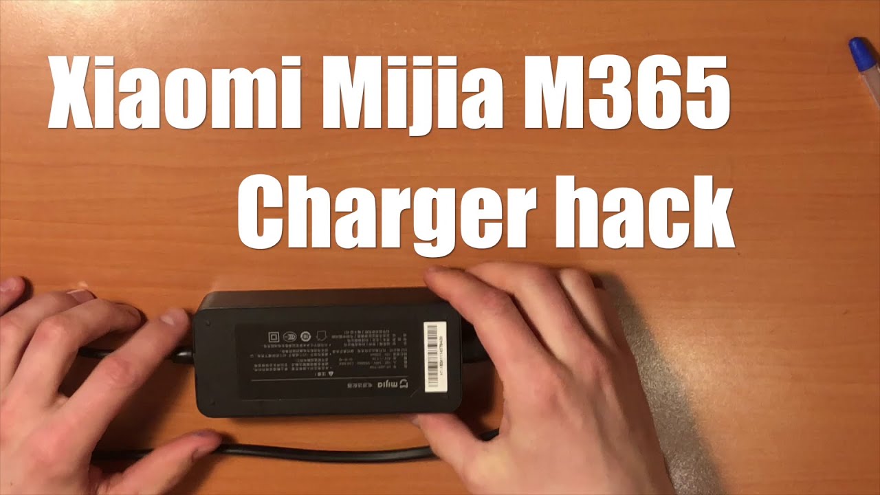 Xiaomi mijia m365 charger hack