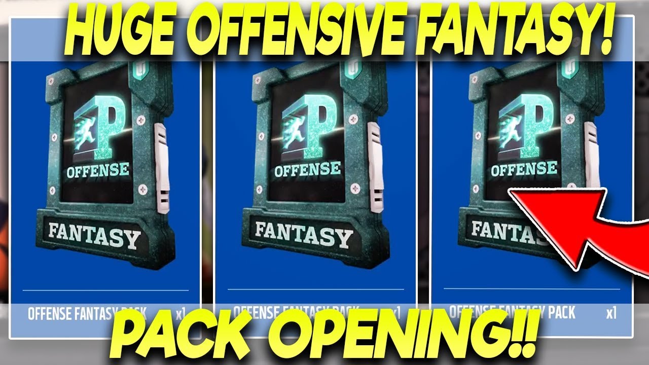 HUGE OFFENSIVE FANTASY PACK OPENING! ARE THESE PACKS WORTH IT??|MADDEN 18 ULTIMATE TEAM PACK OPENING