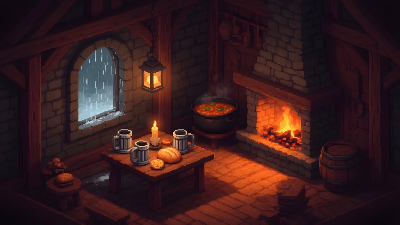 midnight in the wizard's library
