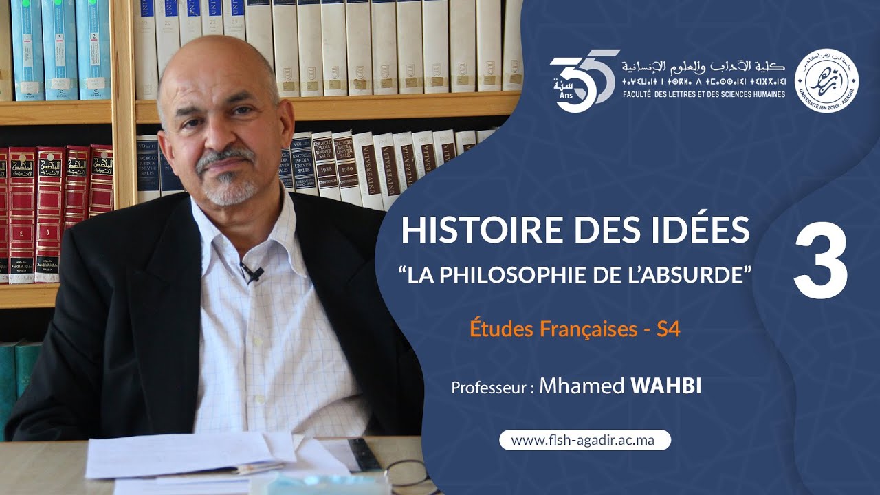Conférences et cours universitaires-Études françaises-Histoire des idées la philosophie de l’absurde