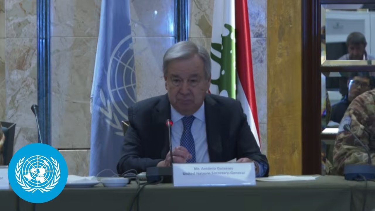 Lebanon: People didn't choose the war - UN Chief | United Nations