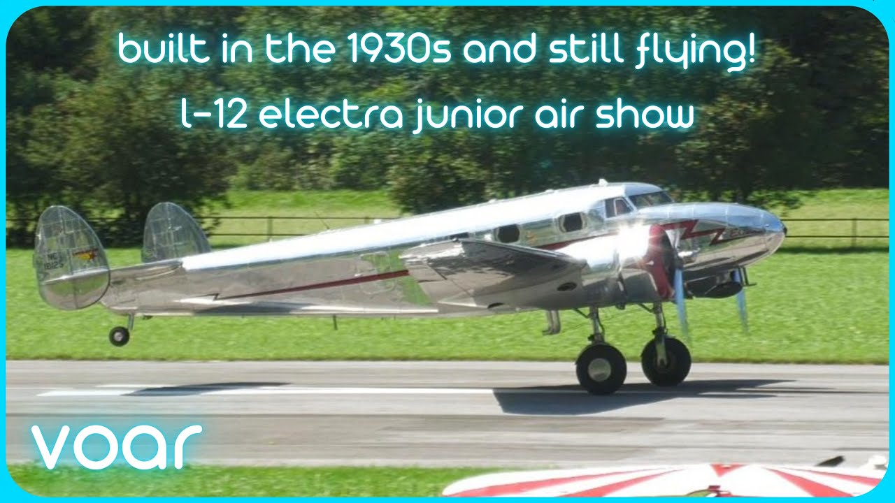 Lockheed L-12 Electra Junior in action at Zigairmeet 2023 Air Show!