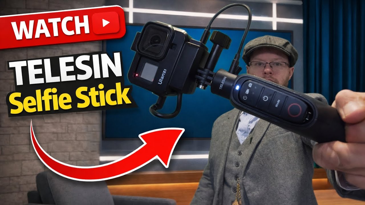 GoPro Telesin Shorty Rechargeable Selfie Stick Review | Tripod + Remote for Hero 13/12/11/10/9/8/MAX