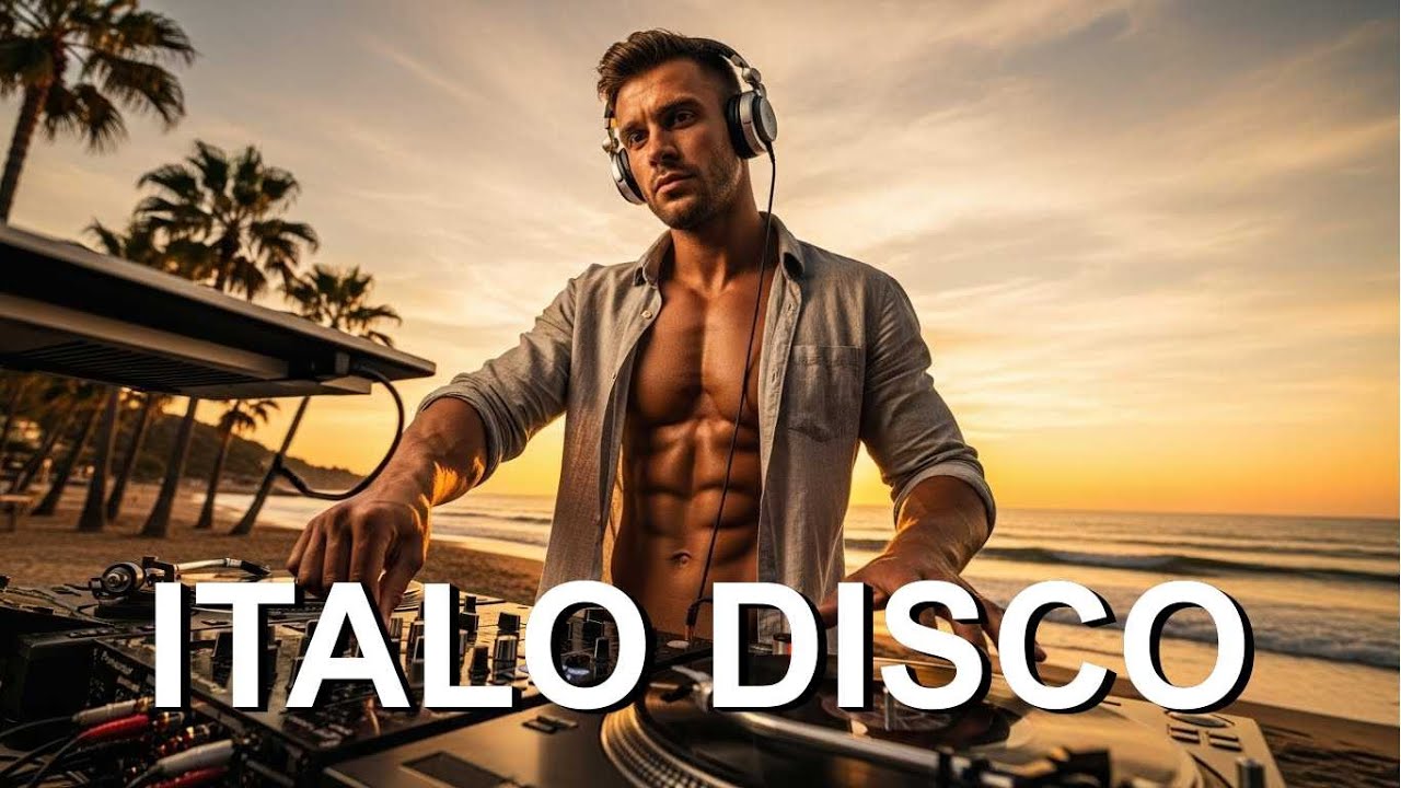 🌴 Italo Disco Beach Party 🎶 Retro 80s DJ Mix | Summer Dance Night Vibes