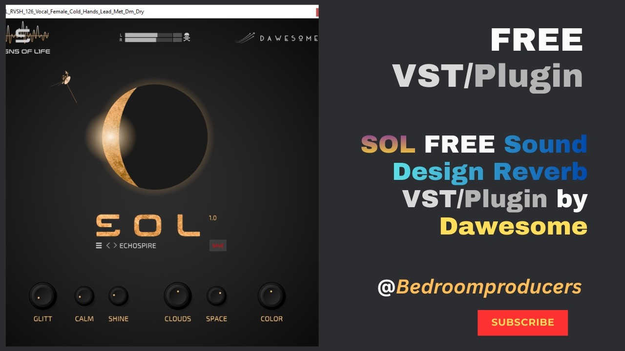 SOL - FREE Sound Design Reverb VST/Plugin by Dawesome #SOL #Dawesome