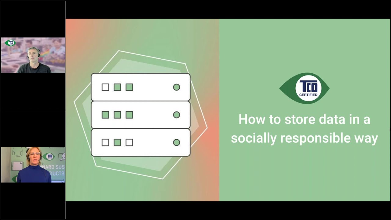 Webinar on-demand: How to store data in a socially responsible way