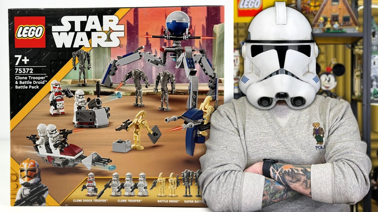 ZESTAW BITEWNY Z ŻOŁNIERZEM ARMII KLON&Oacute;W I DROIDEM BOJOWYM 👊 LEGO STAR WARS 75372 RECENZJA