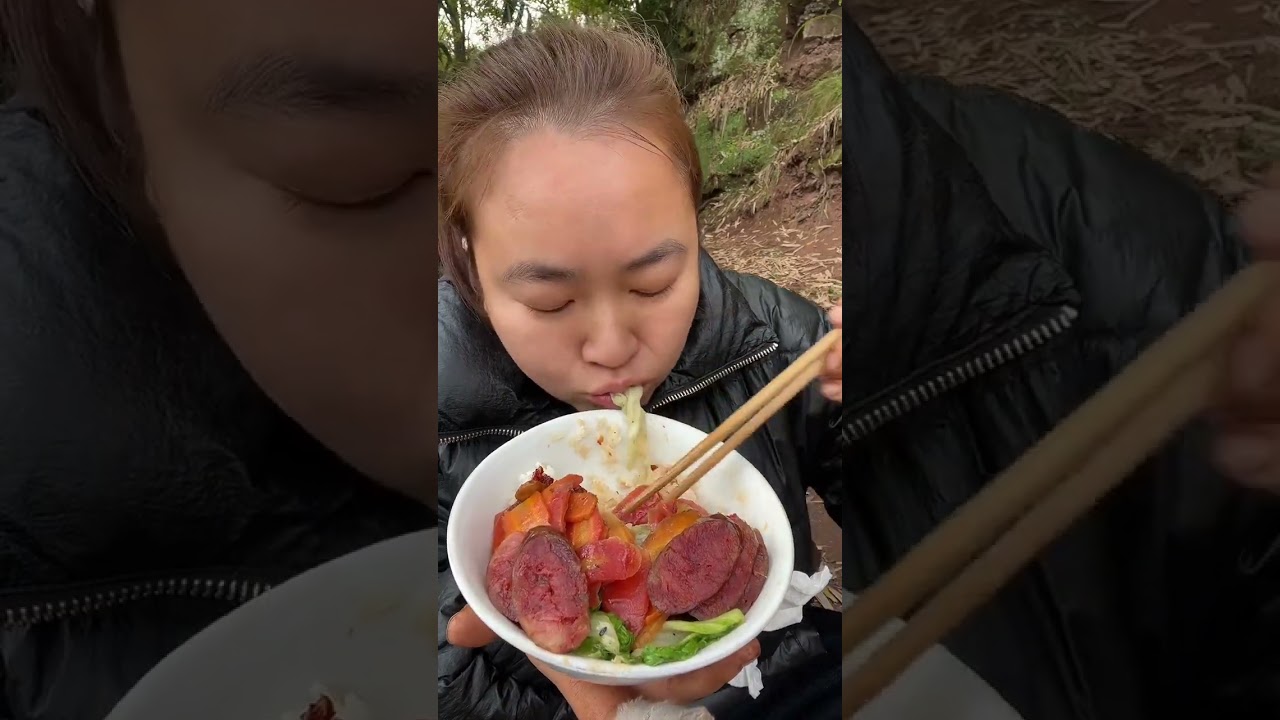 胡蘿蔔，白菜，香腸 #農村美味