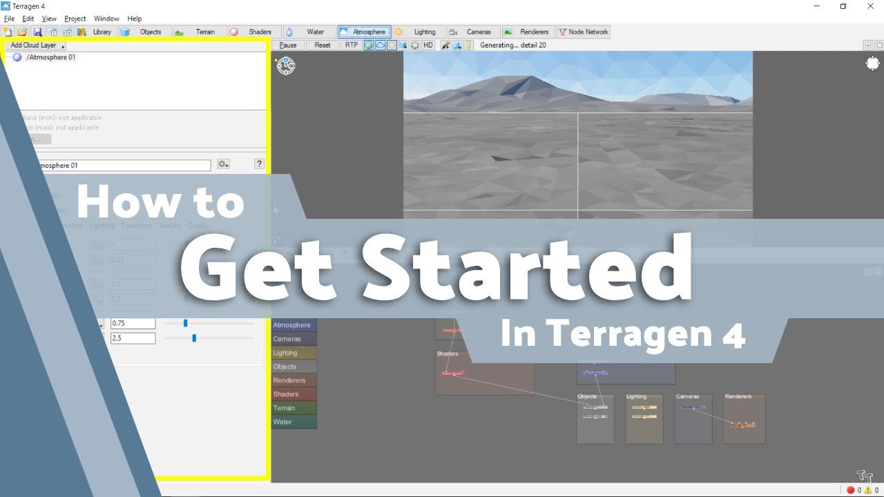 Terragen 4 Basics: User Interface