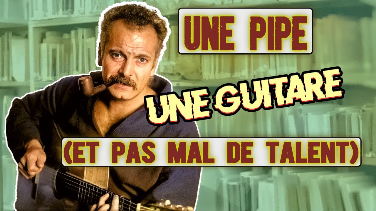GEORGES BRASSENS, le guitariste le plus classe du monde