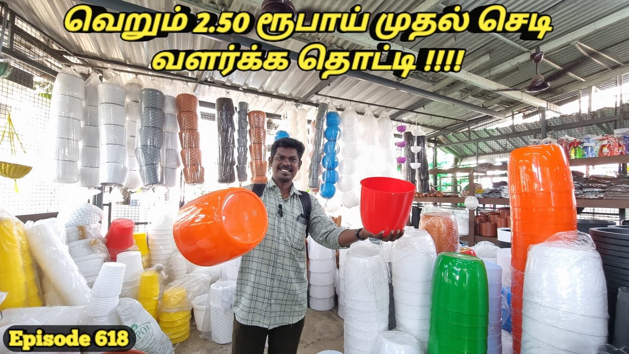 வெறும் 2.50 ரூபாய் முதல் Plant bowl #Just 2.50 rupees onwards Terrace garden bowl #மாடிதோட்ட உபகரணம்