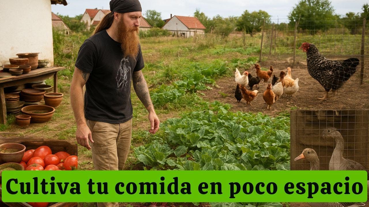 ¿Cómo lograr autosuficiencia alimentaria en un espacio pequeño!