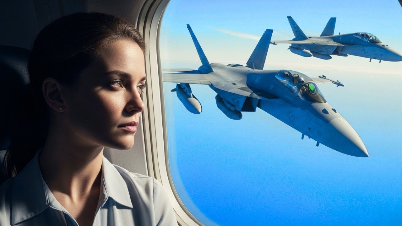 Она была всего лишь пассажиром 91 &mdash; пока пилоты F-22 не услышали ее позывной и не отдали честь
