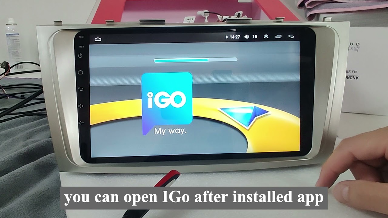 How to install IGO apk on ViaBecs car radio 5760B version