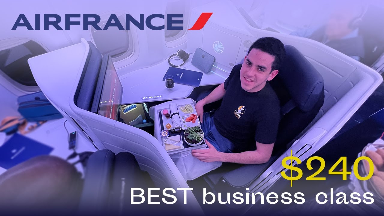 Air France NEW Business Class (777-300ER) New York to Paris