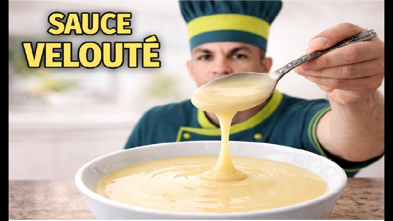 ❌ ماشي أي Sauce Velouté ! ✔️ الطريقة الصحيحة بالقوام المثالي