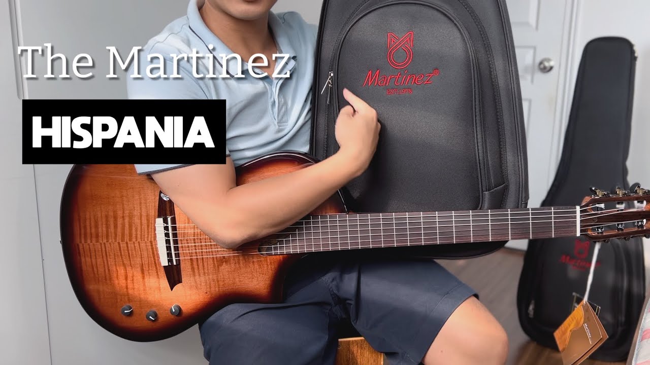 Đàn guitar Martinez Hispania Sunburst không có âm mộc...!?