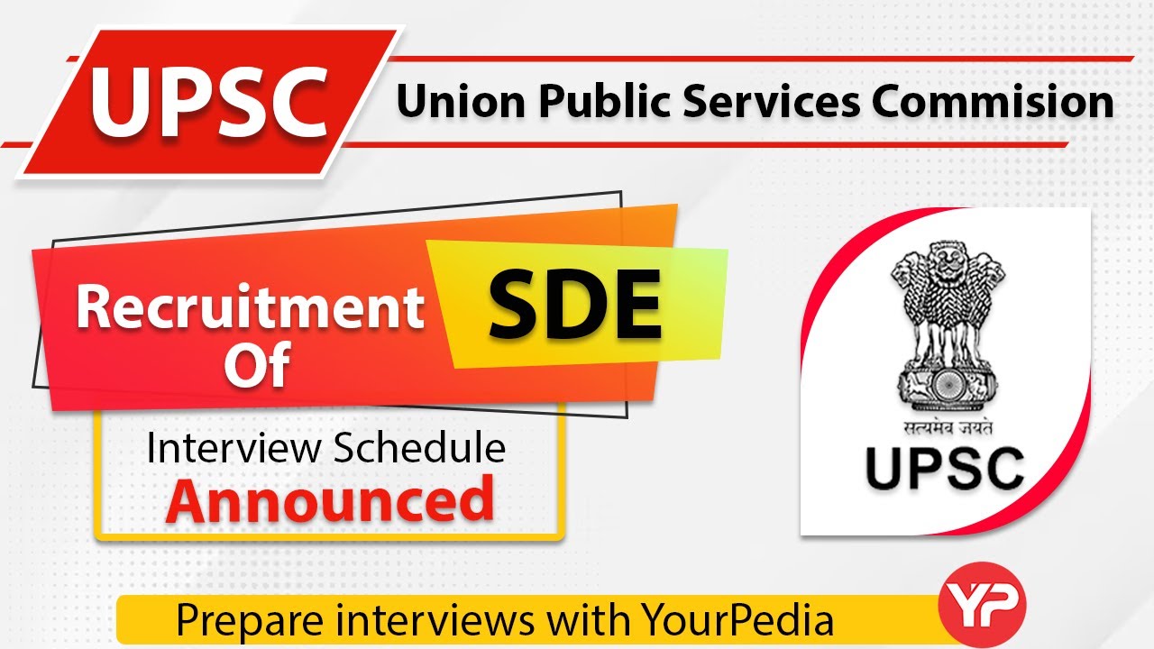 UPSC Recruitment for Sub Divisional Engineer | Jobs for engineers in 2023