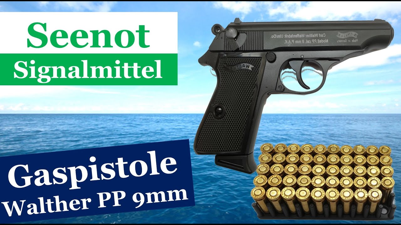 Gaspistole Walther PP 9 mm, Seenotsignalmittel mithilfe der Schreckschusspistole
