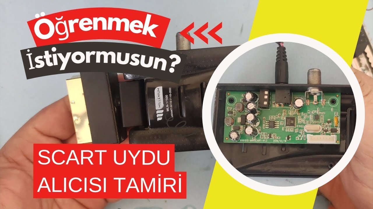 Tamir meraklıları i&ccedil;in 👨&zwj;🔧Scart uydu alıcısı tamir🛠️
