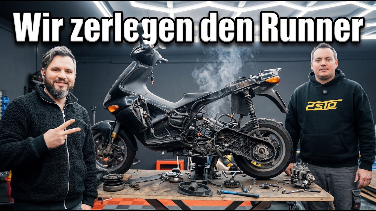 Piaggio Runner komplett zerlegt &ndash; Bestandsaufnahme & was wirklich alles neu muss! 🔧