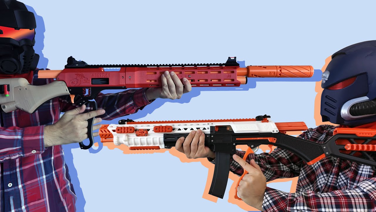 NERF Lever Action: Imbertusk Vulture VS Shadow Blade